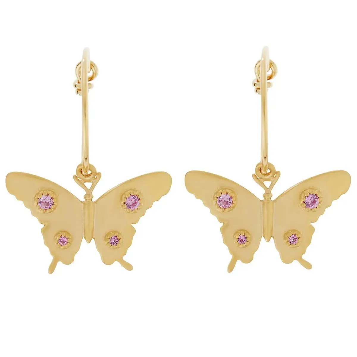 Butterfly Mini Hoops