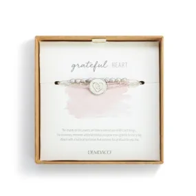 Grateful Heart MOP Silver Brac