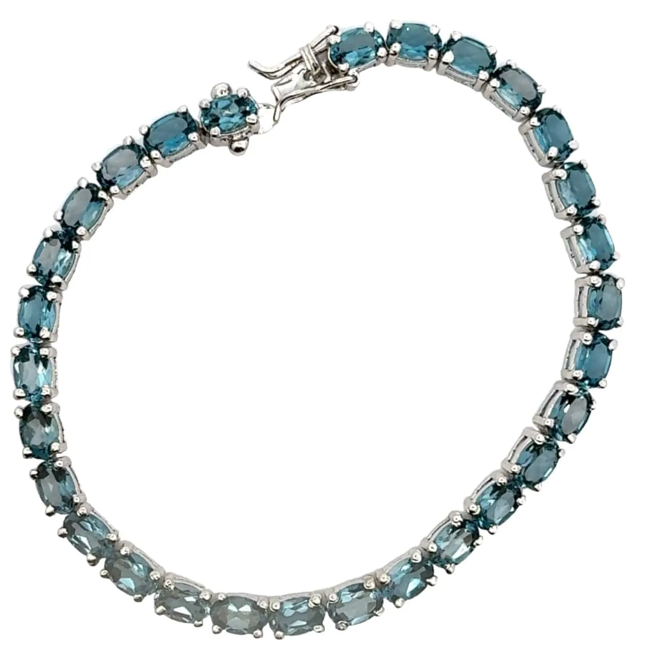 London Blue Topaz Tennis Bracelet