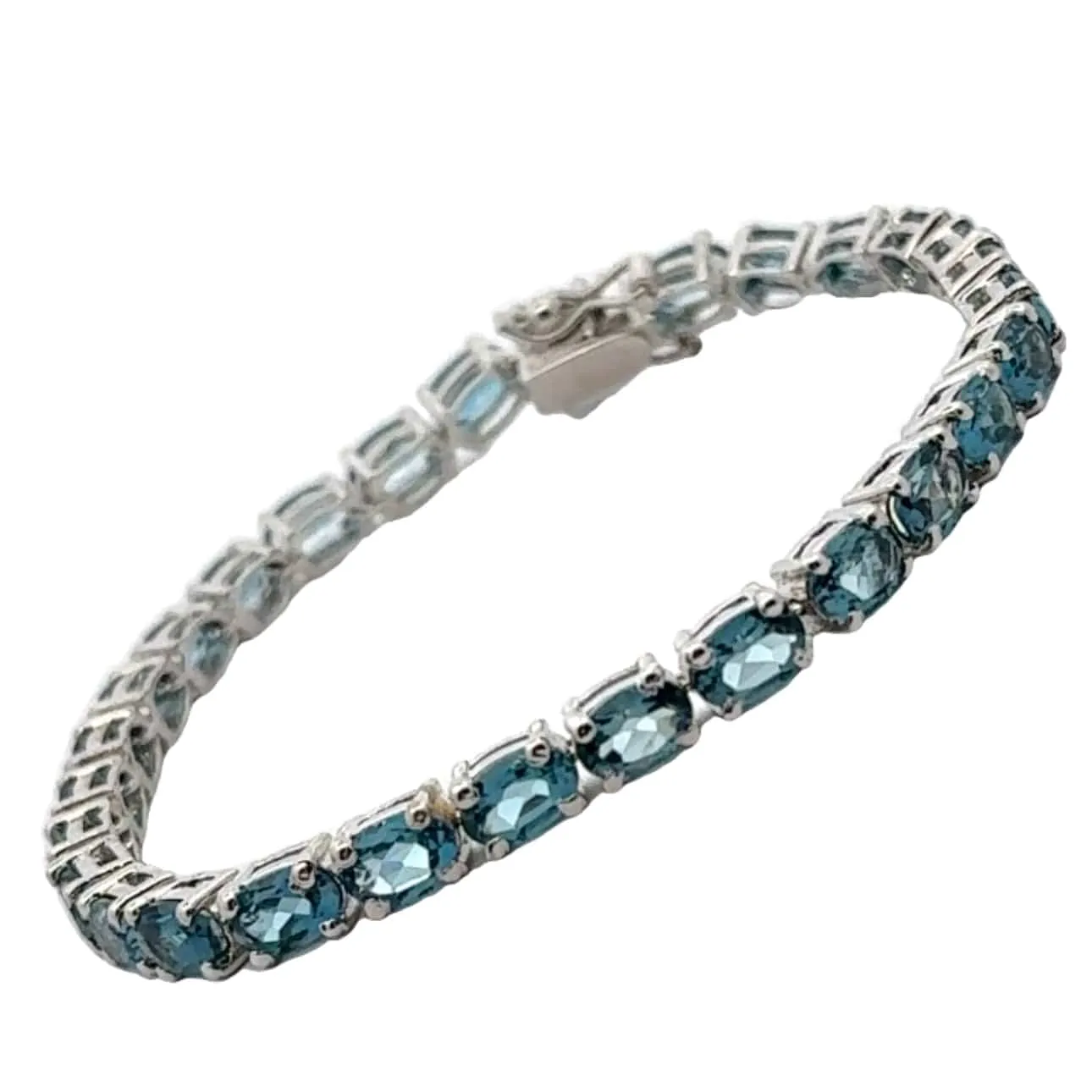 London Blue Topaz Tennis Bracelet