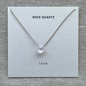Rose Quartz Necklace - Love